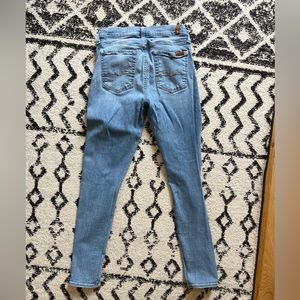 7 for all mankind Gwenevere ankle jean size 28